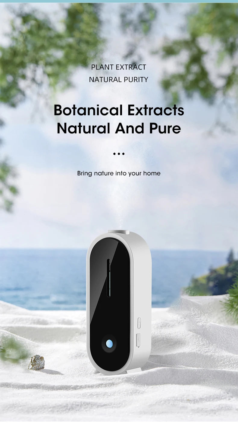 Automatic Fragrance Sprayer - USB Ambient Light, Wall-Mounted Aromatherapy Machine for Home & Commercial Use
