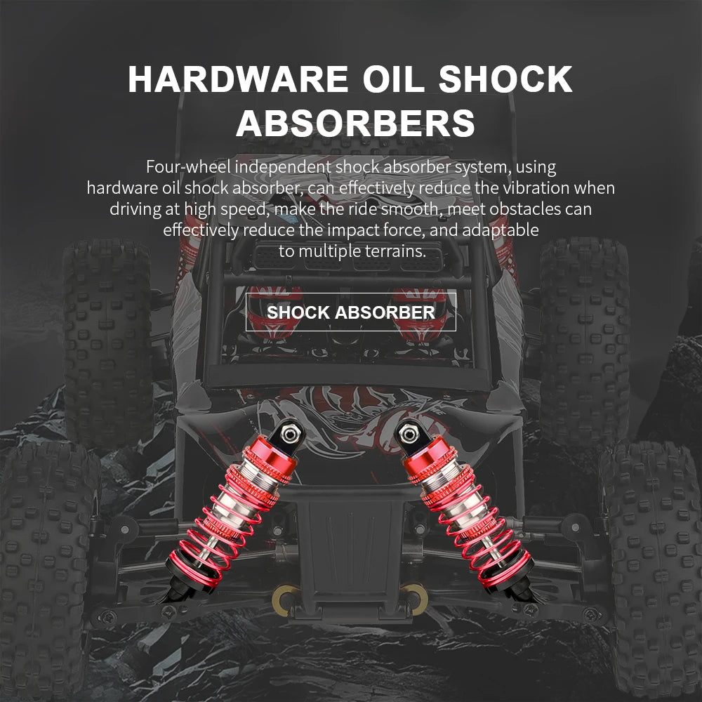 WLtoys 124016 V8 RC Car — 75 KM/H Brushless 4WD High-Speed Electric Off-Road Drift Toy for Adults