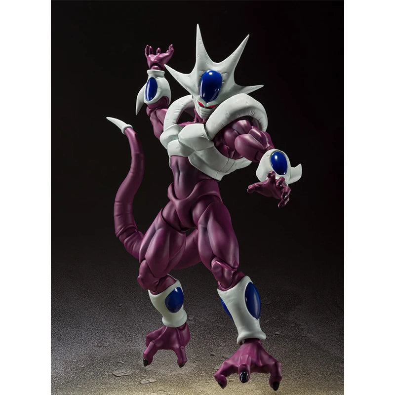 Bandai SHF Dragon Ball Cooler Final Form Action Figure – 40th Frieza Brother Anime Collectible Toy, Finished Model Gift for Kids