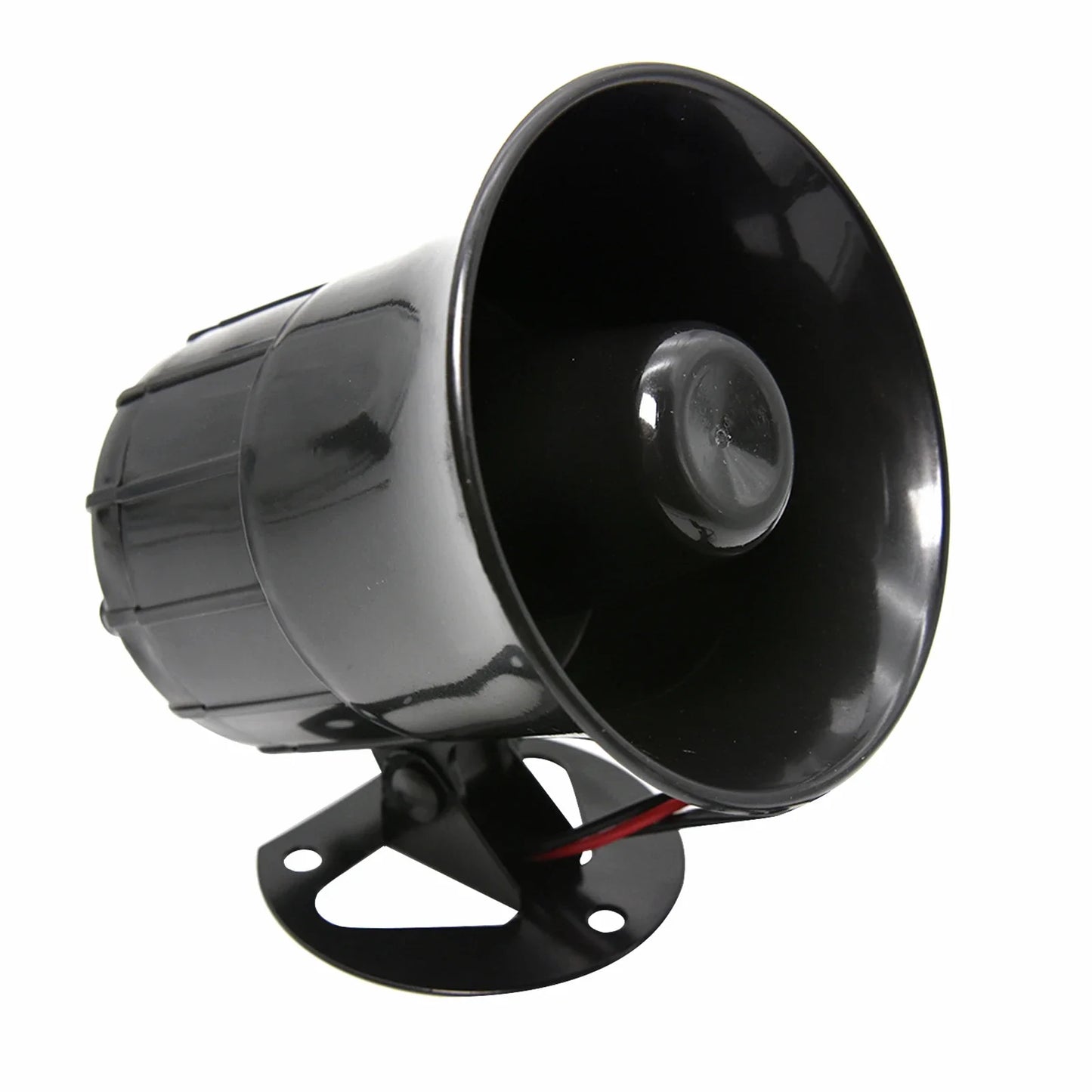12V 3-Tone Loud Car Horn - 115DB Air Horn with Loudspeaker for Cars, Motorcycles, and Police Fire Sirens