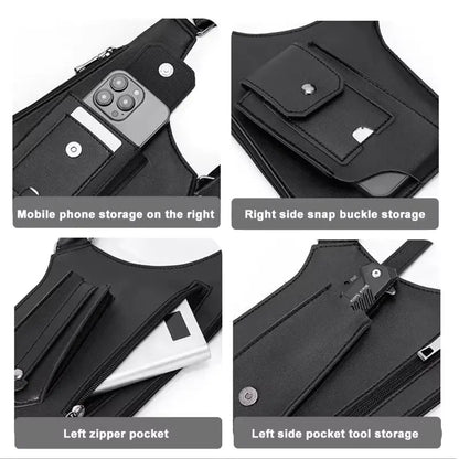 Men's Retro Underarm Bag - Multifunctional Outdoor Cycling & Hiking Shoulder Phone Bag