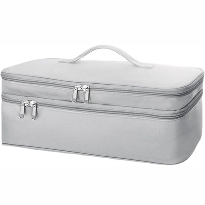 Portable Double-Layer Hair Dryer Travel Case – Storage Bag for Dyson, Shark FlexStyle & Attachments Organizer Carrying Case