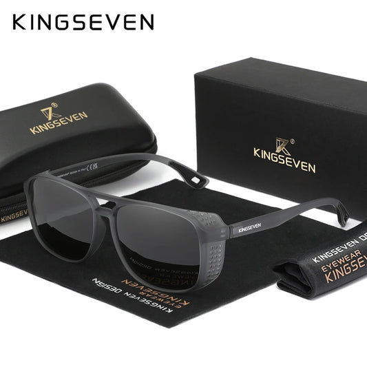 KINGSEVEN Polarized Big Frame Sunglasses — UV Protection Driving Eyewear for Men & Women