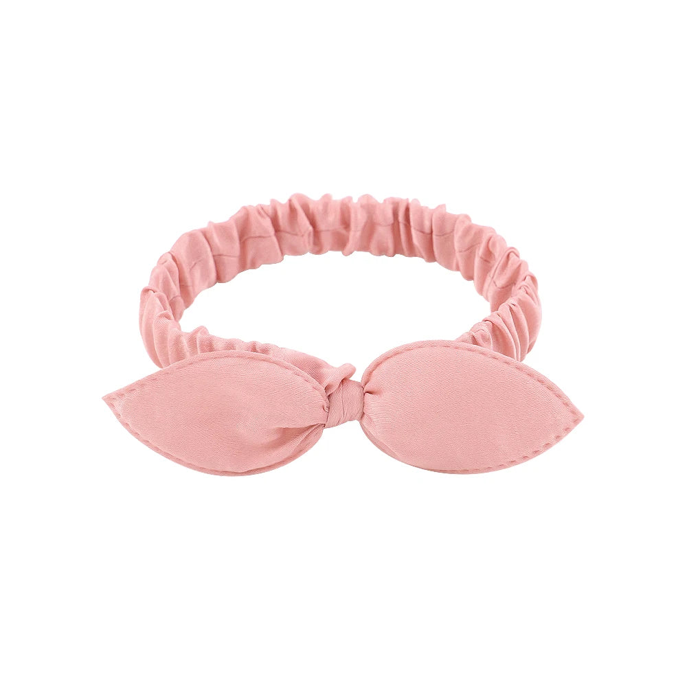 Vintage Boho Suede Headbands for Women – Soft Solid Print Cross Knot Elastic Hairbands & Bandanas for Girls