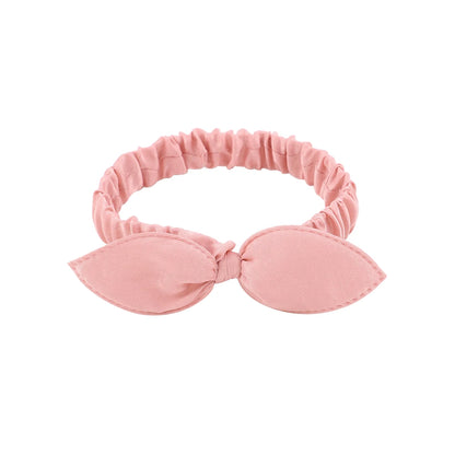 Vintage Boho Suede Headbands for Women – Soft Solid Print Cross Knot Elastic Hairbands & Bandanas for Girls