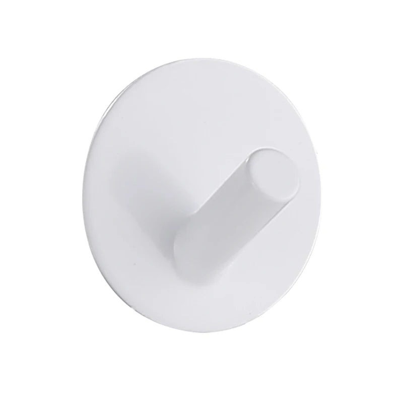 Self-Adhesive Wall Hooks – Multi-Purpose Towel, Coat, Robe, Key, and Bag Hangers for Bathroom, Kitchen, and Home Organization