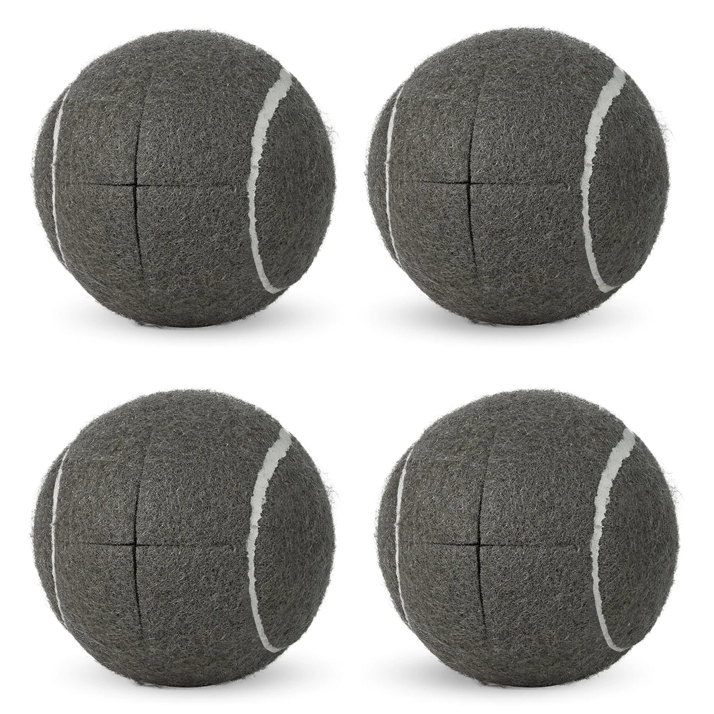 4pcs Precut Walker Tennis Balls – Heavy Duty Felt Pads for Furniture Legs & Floor Protection