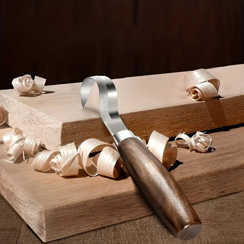 Wood Carving Knife Set - DIY Manual Woodworking Chisel Tools for Carving, Chipping & Craft Projects