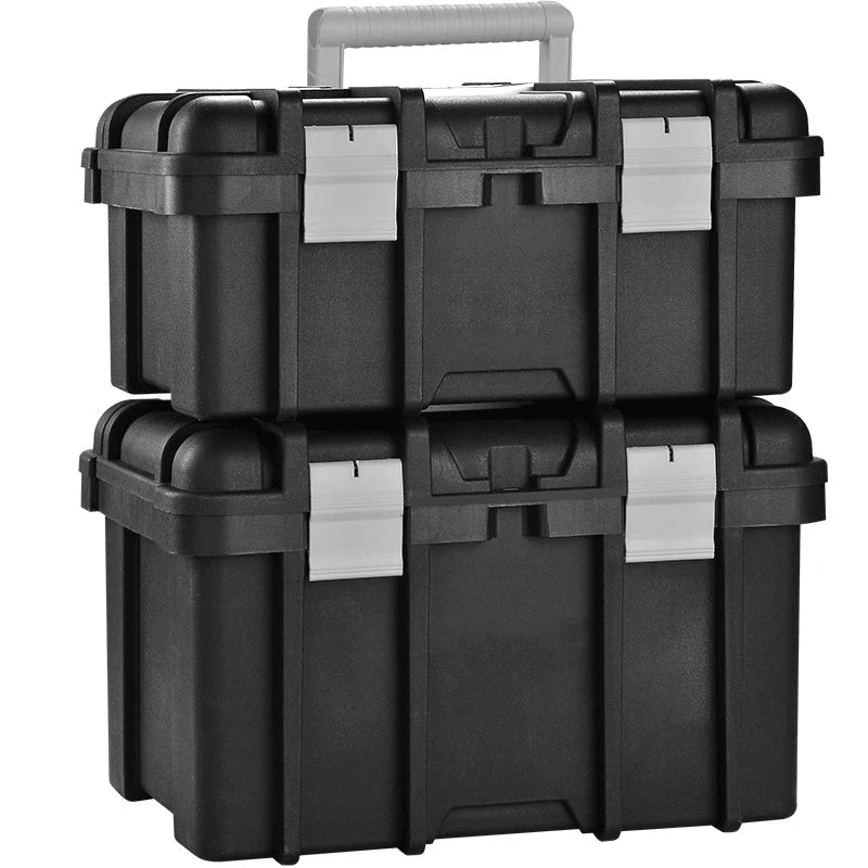 Large Portable Toolbox — Height-Adjustable Tool Organizer Suitcase for Garage, Workshop & Hardware Parts