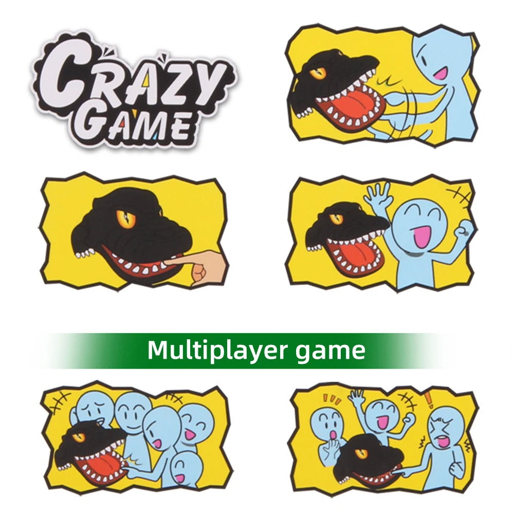 Crocodile Teeth Toy – Children's Finger Reaction Training, Lucky Game, Novelty Trick & Decompression Toy
