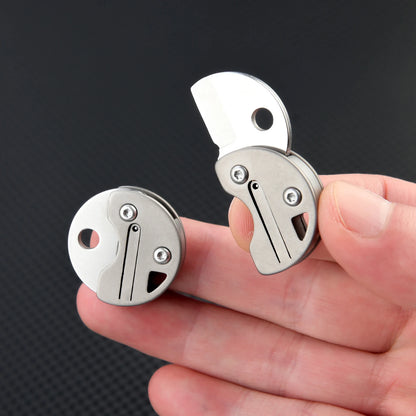 Alloy Coin Pocket Knife - Portable Keychain Cutter Tool for Opening Packages & Boxes (2026)