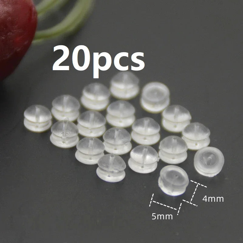 Large Acrylic Earring Backings – Comfortable Ear Lifters Stopper Pads, Practical Secure Earring Support Accessories