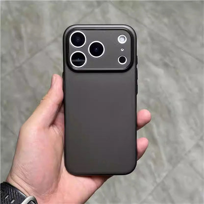 Ultra-Thin Matte iPhone Case - Translucent Soft TPU Slim Cover with Button & Camera Protection for iPhone 12–18, Air, Plus & Pro Max Models