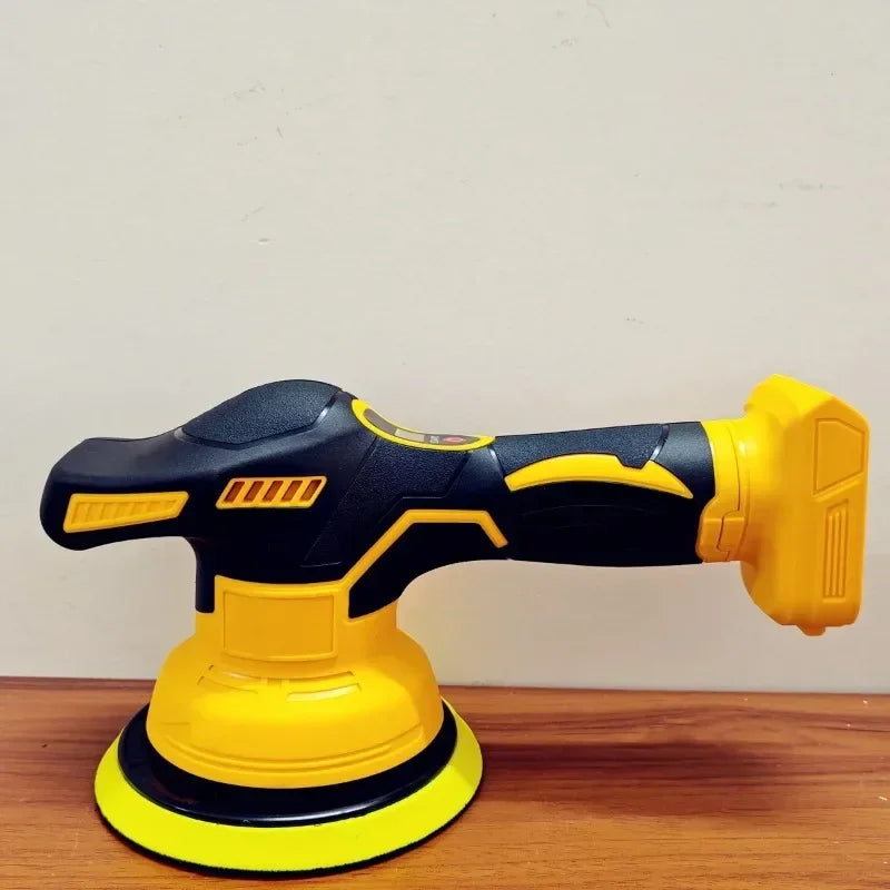 Cordless Electric Car Polisher Compatible with DeWALT 20V Battery – 8-Speed Auto Detailing Machine for Waxing, Sanding & Polishing Power Tool