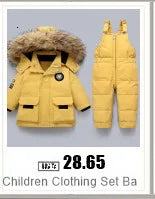 Children’s Winter Clothing Set – Baby Down Jacket Parka & Thick Snowsuit for Boys and Girls