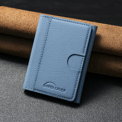MagSafe Magnetic Leather Card Holder - Slim Phone Wallet Case with Flip Card Slot & Stand