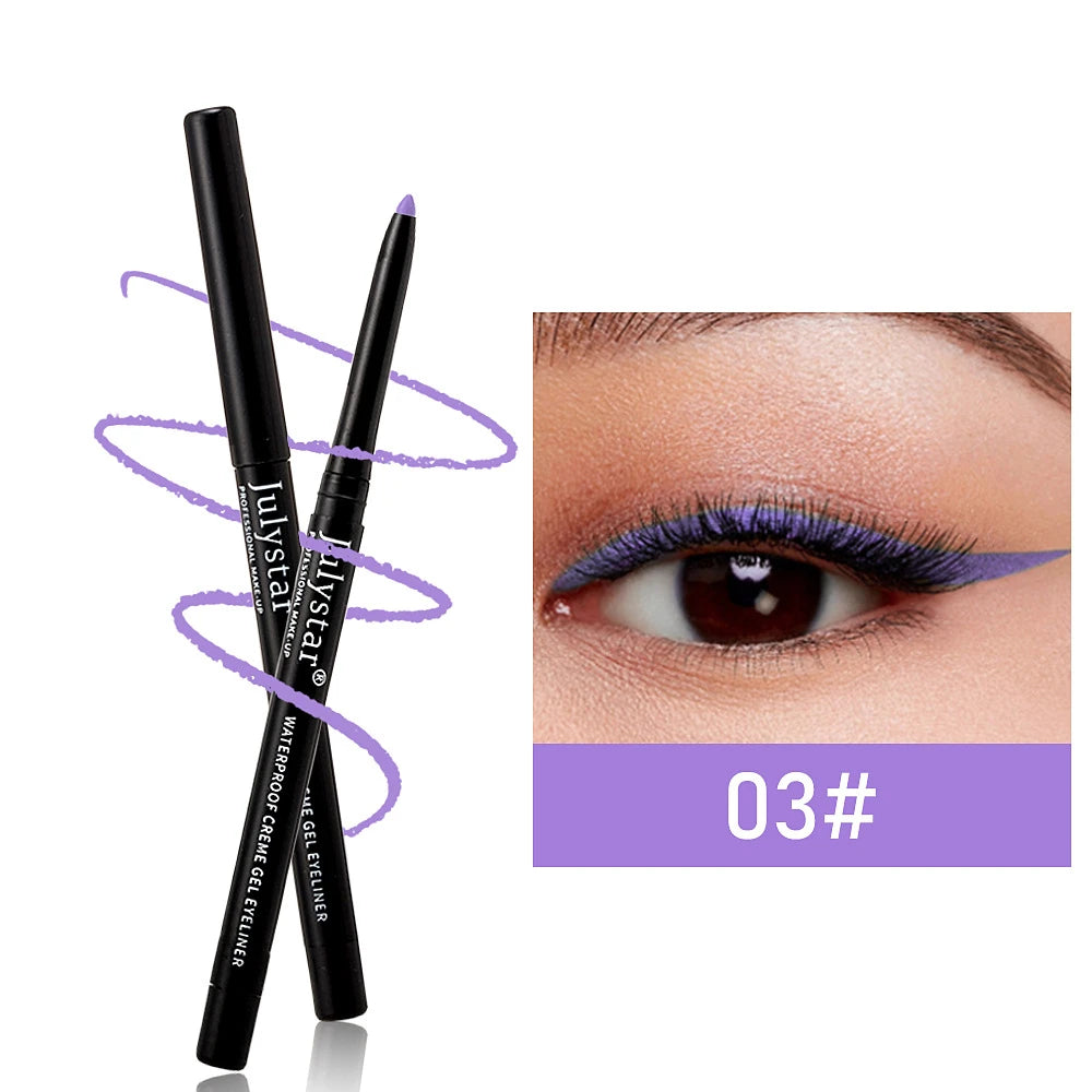 3PCS Waterproof & Smudge-Proof Black Eyeliner Pencils – Long-Lasting, Bold Eye Makeup with Smooth Glide Formula