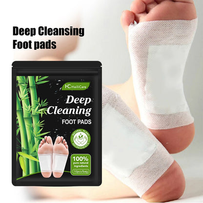 10PCS Herbal Detox Foot Patches – Stress Relief & Deep Sleep Aid | Natural Foot Care & Body Cleanse