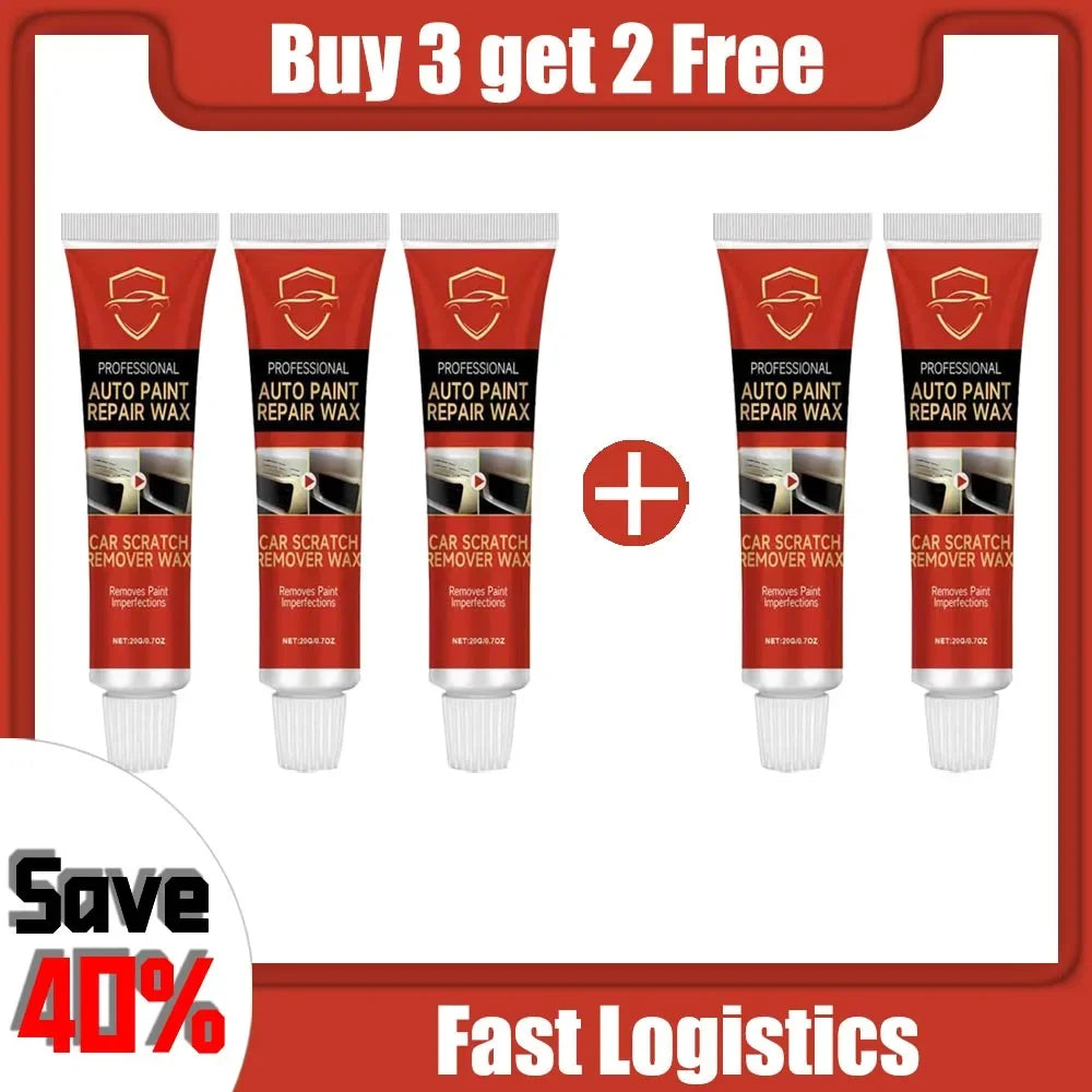 Car Scratch Remover Polish - Auto Paint Swirl Repair Wax & Body Care Compound