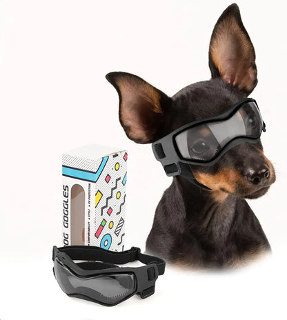 UV Protective Goggles for Dogs and Cats: Cool Sunglasses Eyewear for Small to Medium Pets - Outdoor Riding Pet Accessorie