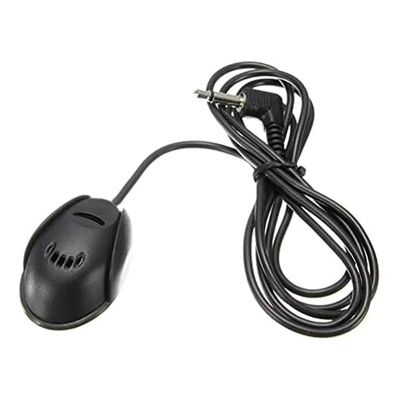 Portable Car Audio Microphone - 3.5mm External Mic with Noise Reduction for GPS, Bluetooth Car Stereo & Vehicle Systems