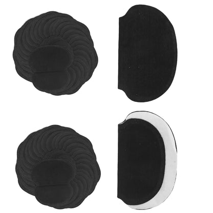 60pcs Underarm Sweat Pads – Non‑Woven Fabric Clothing Pads for Sweat Protection, Black