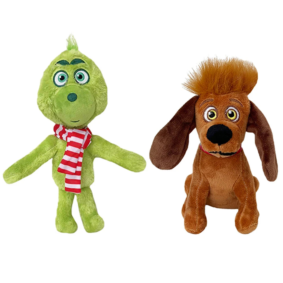 Green Shaggy Anime Figure – Green-Haired Monster Plush Doll, Christmas Decoration & Birthday Gift for Kids