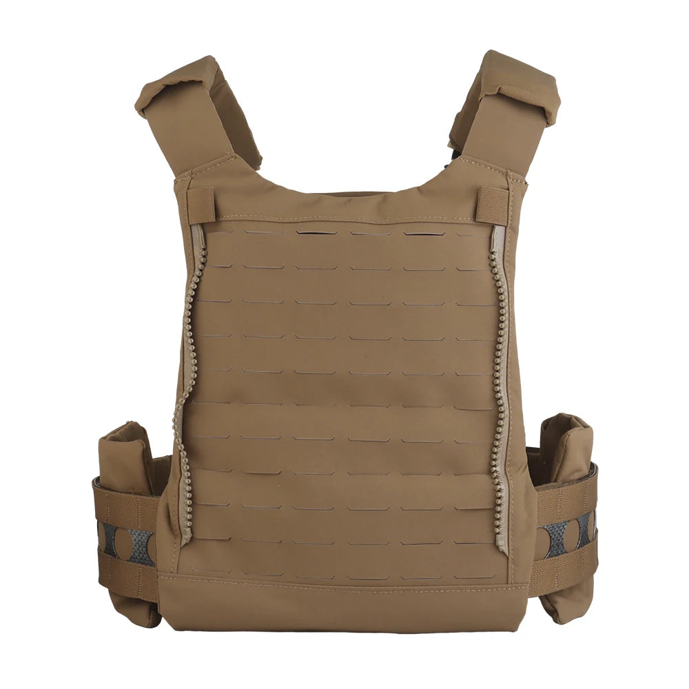 Tactical Vest Ferro Plate Carrier V5 – Military Hunting Airsoft Body Armor with Portable MOLLE System & Triple Magazine Pouch