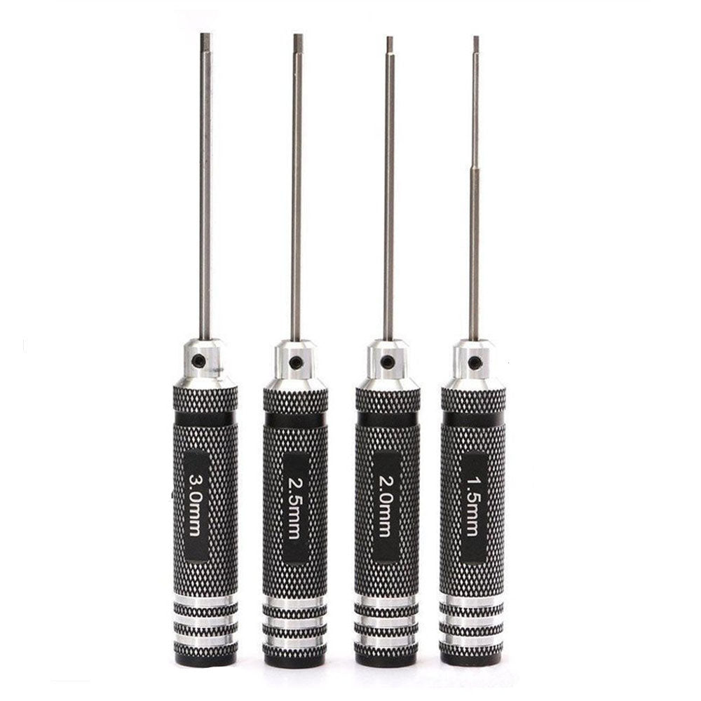 Top Quality Titanium Nitride TiNi Hex Driver Wrench – 1.5mm/2mm/2.5mm/3.0mm Screwdriver for RC Helicopter (1 Piece)