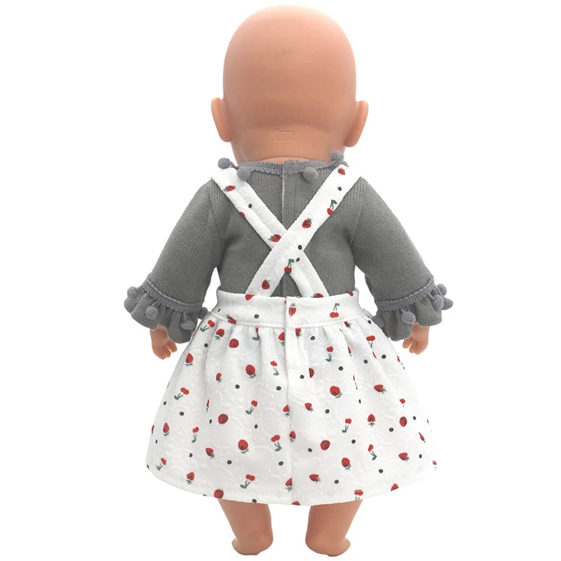 18-Inch American Girl Doll Clothes – Coat, Tights & Pants Outfit for Newborn & Baby Dolls