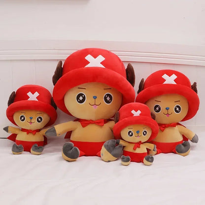 35-70cm One Piece Tony Tony Chopper Plush Doll – Soft Anime Figure, Bedroom Decoration, Sleeping Pillow & Kids Xmas Gift Toy