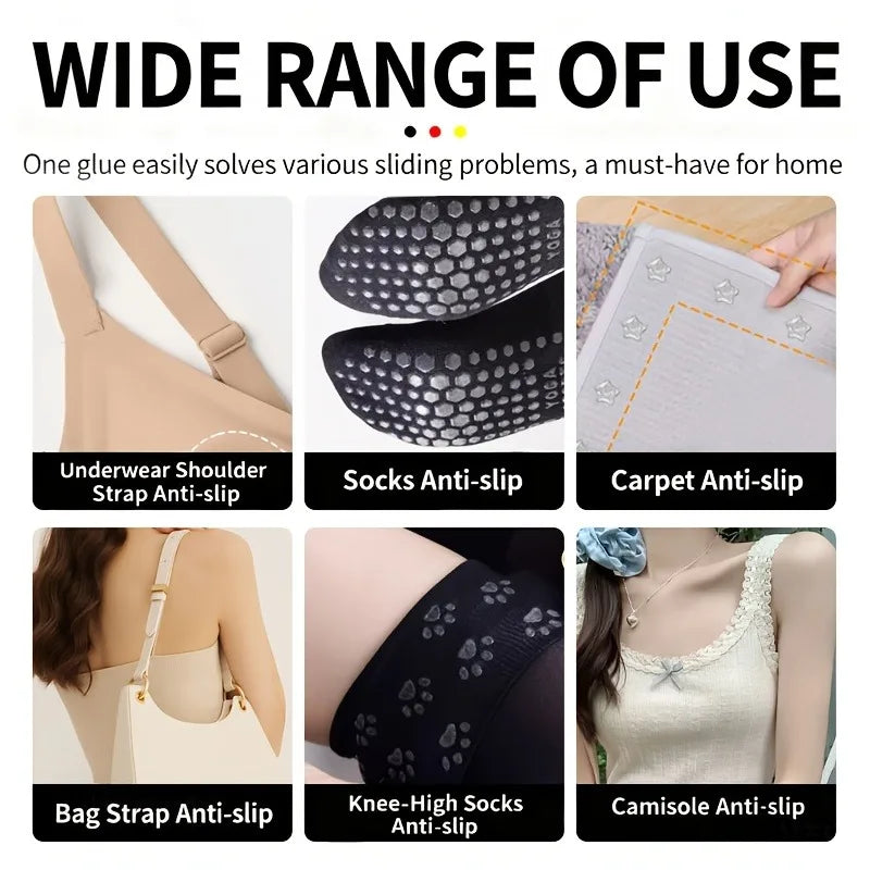 Non-Slip Gel Cup Pads – Silent Grip Anti-Slip Stickers for Mugs, Thermos, Pots, Carpets, Sofa & Toilet Seat Mats