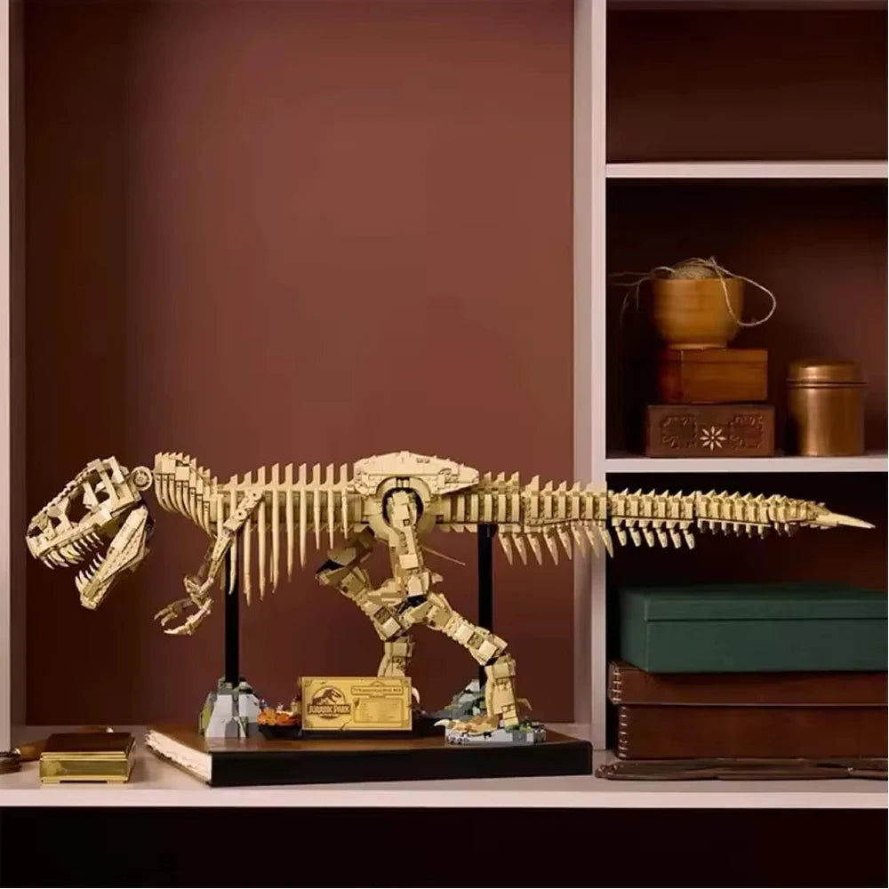 3145-Piece Dinosaur Fossil Building Blocks – 100cm T-Rex Bone Model Toy for Home Decor & Birthday Gifts
