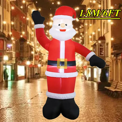 Christmas Inflatable Decoration – LED Light Toy Ornament for Xmas Party, New Year, Indoor and Outdoor Garden Decor
