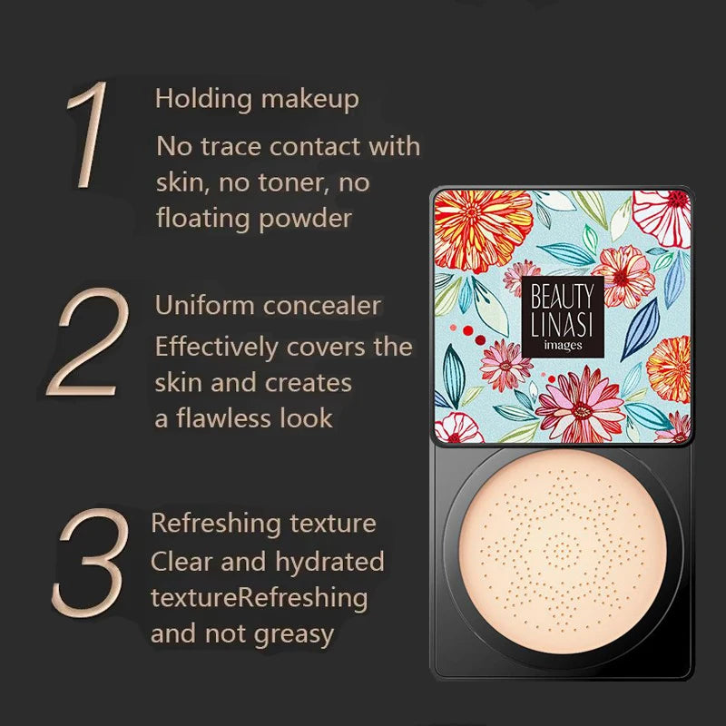 Mushroom Head Air Cushion CC Cream – Natural Moisturizing Foundation, Whitening Concealer & Oil-Control BB Makeup