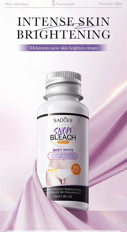 Whitening Cream for Private Parts – Underarm, Inner Thigh & Knee Brightening Serum