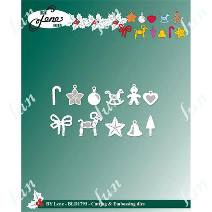 Tall Elf Metal Cutting Dies – Pine Cone Gnome Scrapbooking, Mailbox Craft Supplies for DIY Photo Albums