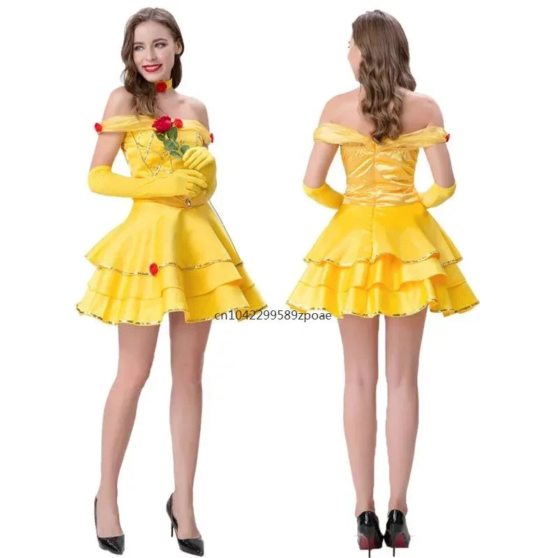 Women's Princess Costume Dress - Halloween, Birthday & Party Ball Gown
