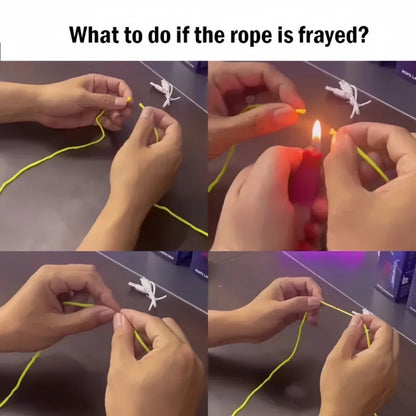 Glow-in-the-Dark Electric Rope Thruster — Fun Outdoor Decompression Toy for Kids, Cats & Pets