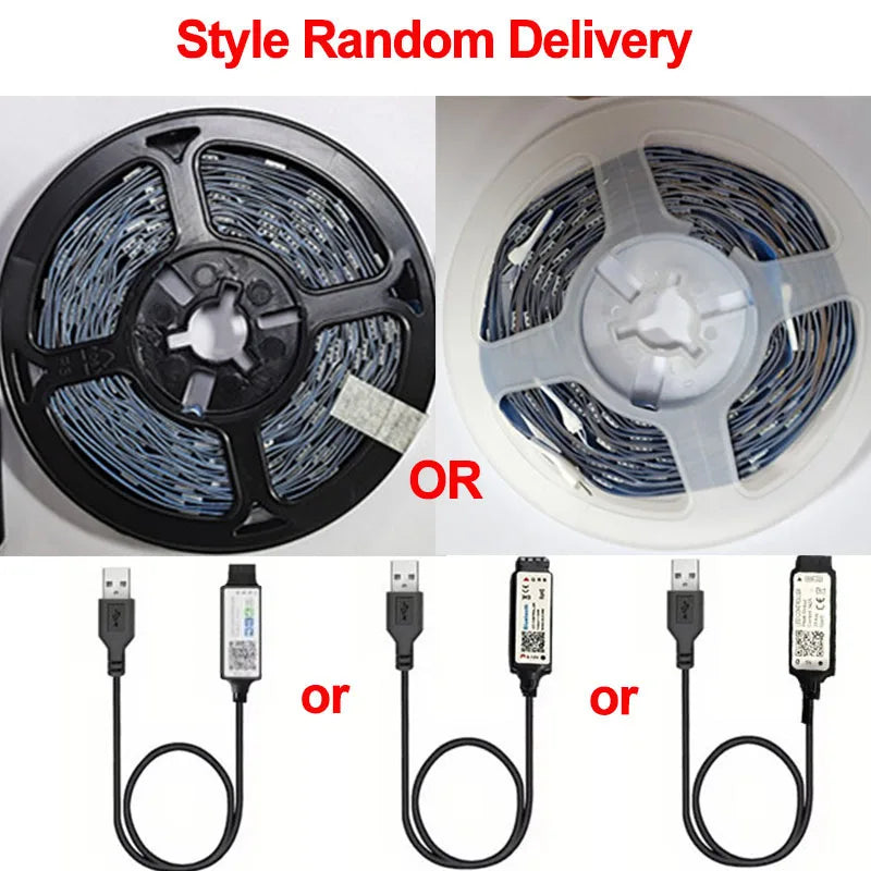 Bluetooth LED Strip Lights - Smart 5050 RGB App Remote TV & Home Decor Lighting