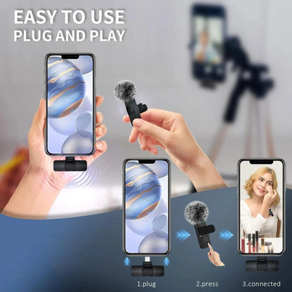 NEW Wireless Lavalier Microphone – Mini Mic for Audio Video Recording on iPhone, Android, Laptop, and Mobile Gaming