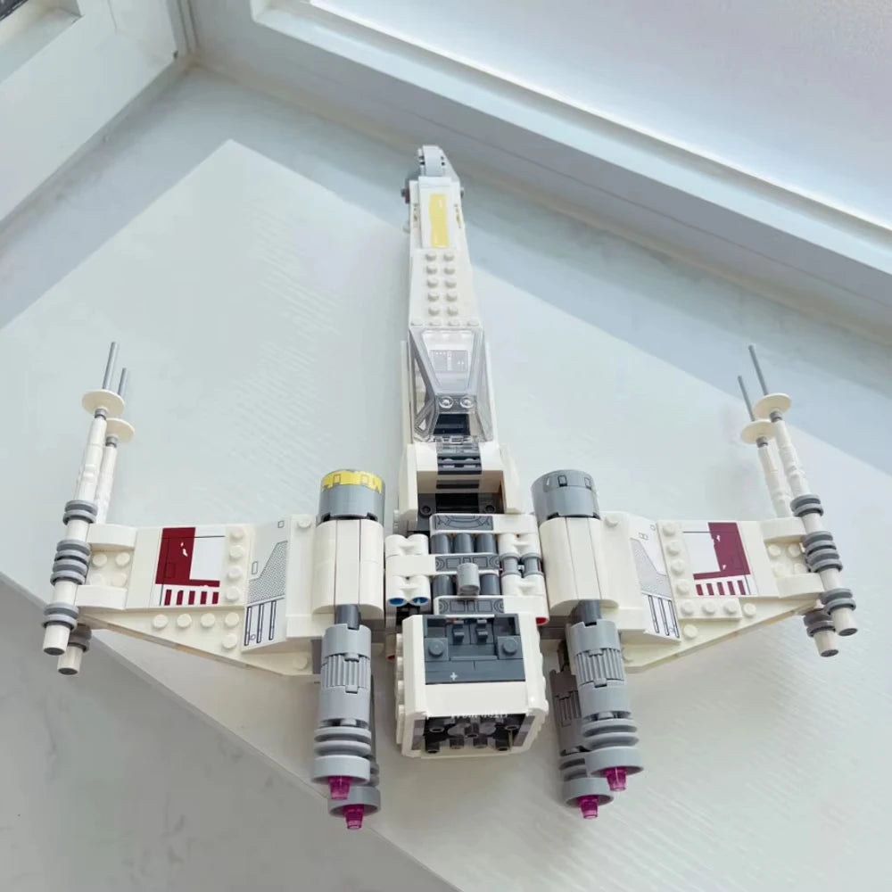 MOC 75301 Space Wars X-Wing Fighter Building Block – Model Bricks Toy for Kids & Adults, Birthday & Christmas Gift