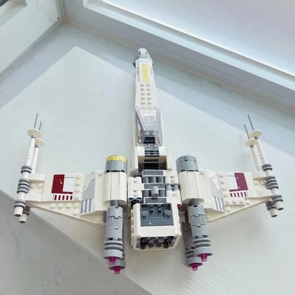 MOC 75301 Space Wars X-Wing Fighter Building Block – Model Bricks Toy for Kids & Adults, Birthday & Christmas Gift