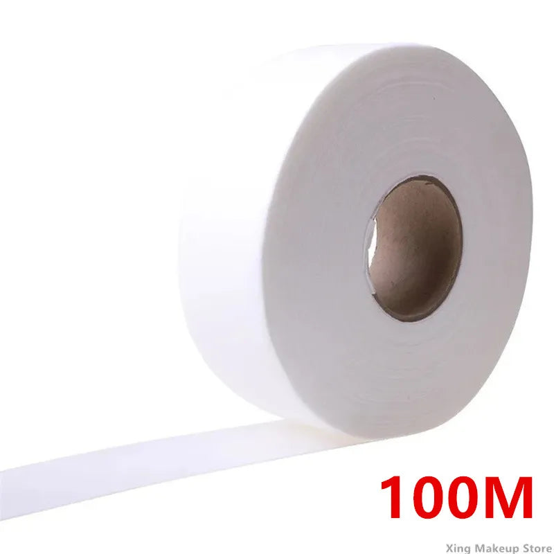 High-Quality Nonwoven Wax Strips Roll – 50m/100m Hair Removal Wax Paper for Body Epilator