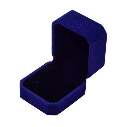6PCS Red Velvet Heart Ring Boxes – Romantic Jewelry Display & Gift Case for Engagement, Wedding & Wholesale