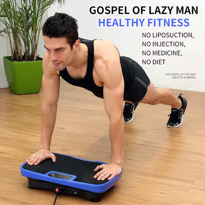 3D Whole Body Vibration Plate Machine — Silent Motor Fat Shaker with Adjustable Speed for Workout & Fitness