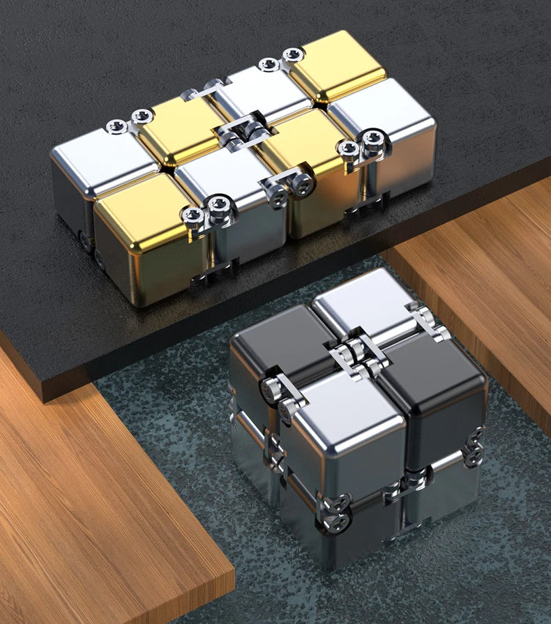 Fashion Metal Infinite Magic Cube – Upgraded Disassembled Intelligence & Decompression Toy