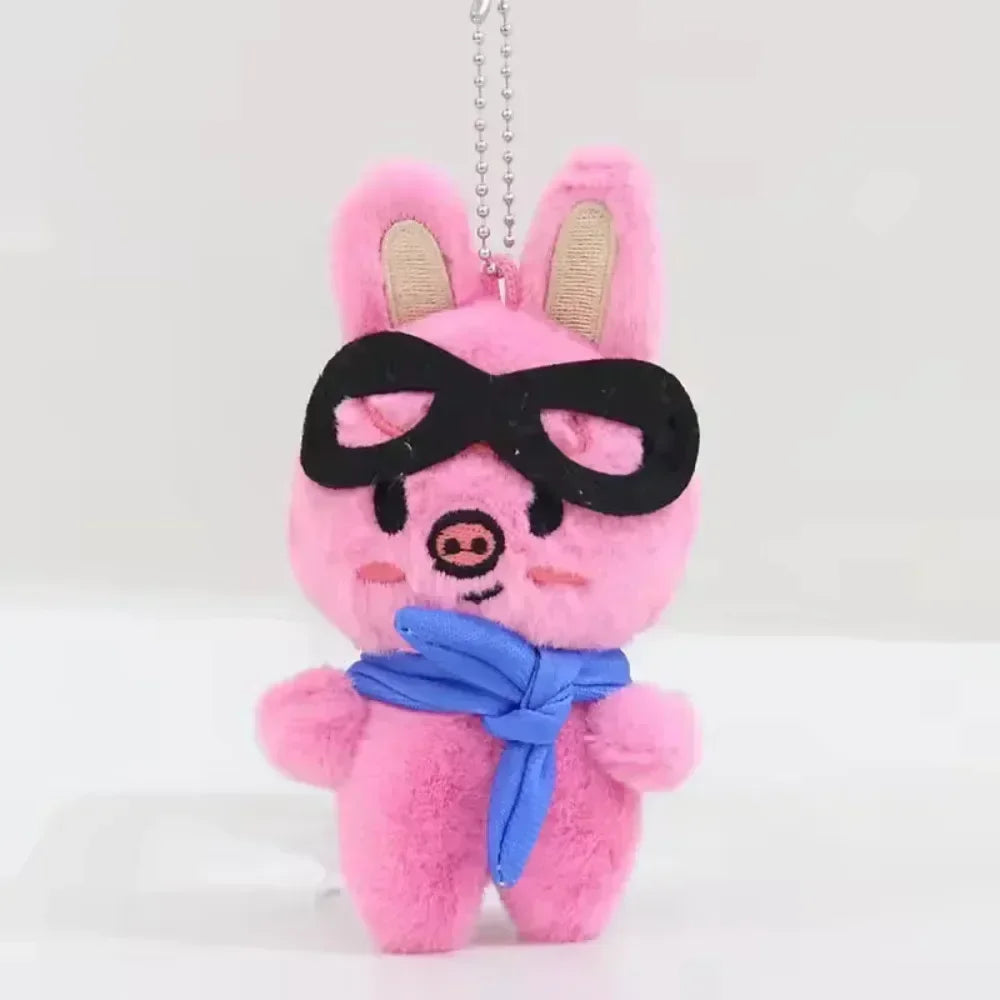 Kpop SKZOO Plush Keychain – Cute Dog Pendant Toy for Kids, Backpack Hanging, Birthday Gift
