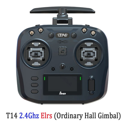 Jumper T14 ELRS Remote Control – 2.4GHz/915MHz, 1W, CNC Hall Sensor Gimbals, OLED Display for FPV Drone