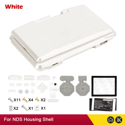 Full Set Housing Shell Cover for NDS – Replacement Plastic Case Kit for Nintendo DS Repair Accessories